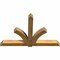 Ekena Millwork Redmond Rough Sawn Timber Gable Bracket, Western Red Cedar, 84"W x 56"H x 6"D x 6"F, 16/12 Pitch GBW084X56X0606RED00RWR - alternate 2